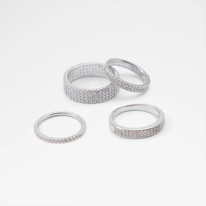 الدو CILIDE 4-Pack Embellished Rings